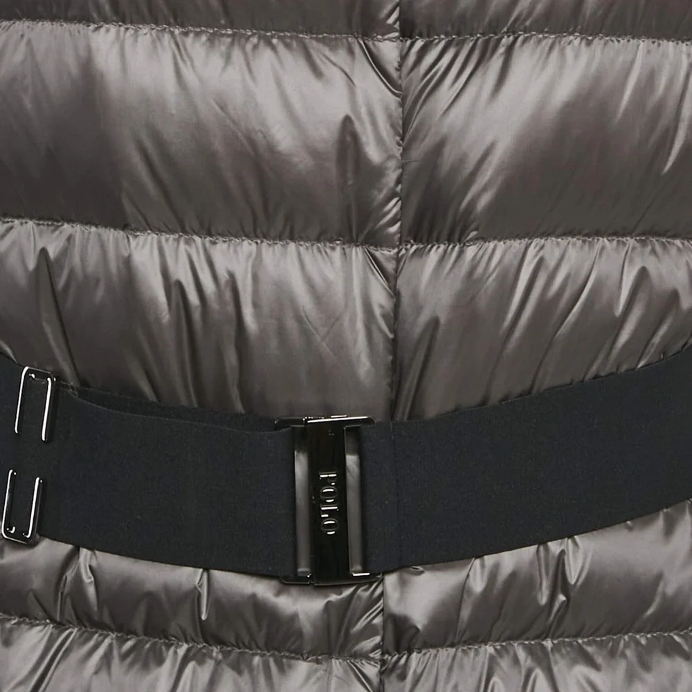 Ralph Lauren Polo Quilted Belted Water Repellent Down Puffer‎ Coat w/Fur Hood